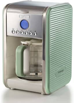 Ariete 1342, Cafeteira Vintage Verde, de 4 a 12 xicaras, Programável, 900Wats - 127V