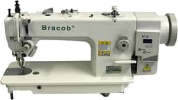 Máquina de Costura Industrial Reta Transporte Duplo 1 Agulha, 2 Fios BC 0302 - BRACOB (110)