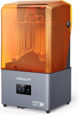 Impressora 3D de resina Creality Halot-Mage, impressora de resina de fotocura UV LCD monocromática de 10,3 pol. com luz integral de alta precisão, impressão rápida, trilhos duplos de eixo Z