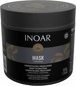 Inoar, Mask, Máscara Hidratação Capilar, Restauração E Vitalidade Para Cabelos Danificados - 500gr