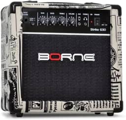 Amplificador Cubo Para Guitarra Borne Strike G30 Jornal 15W Bivolt Automático