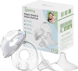 Protetor de mamilo e concha de mama para amamentação, coletor de leite protetor de mamilo para amamentação, coletor de leite materno para copos, coletor de leite materno (pacote com 4)