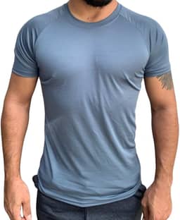 Camiseta Esporte Treino Academia Básica Masculino 100% Poliéster