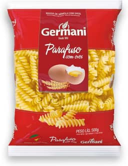 Germani Alimentos Macarrão Parafuso Com Ovos Germani 500G Massa Parafuso De Sêmola Com Ovos Pasta Fusilli All Uovo Vermelho Melhor Sabor Em Cada Garfada Receita Caseira Desde 1892