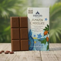 Tablete Chocolate Cupuaçu com Castanha 100g – Bombons Finos da Amazônia | Chocolate Artesanal Premium com Frutas e Castanhas Regionaiss