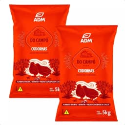 Kit 2 un 5kg DO CAMPO CODORNAS Ração para Codornas