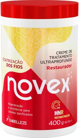 Creme de Tratamento Novex Cicatrização dos Fios 400g