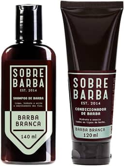 Sobrebarba - Dupla Shampoo e Condicionador para Barbas Brancas