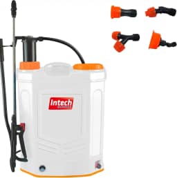 Pulverizador 20l Costal Bateria Elétrico e Manual GPM2000 Intech Machine, Laranja