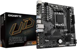 Placa Mãe Gigabyte A620M H, DDR5, mATX, AM5, M.2 NVME, Displayport/HDMI