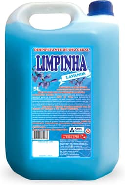 Desinfetante Bactericida Lavanda 5 Litros Limpinha Elimina Maus Odores