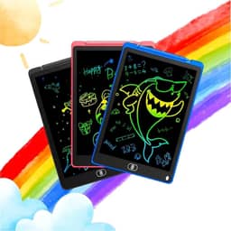 Tablet Infantil de Escrita e Desenho 12″ – Lousa Digital LCD Multicolorida com Botão de Apagar, Portátil – Presente Infantil