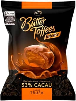 Bala Butter Toffees Chokko Trufa Arcor 500g