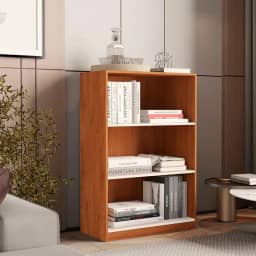 Prateleira Armário Estante Organizadora para Escritório e Livros - Star (Cedro/Off)