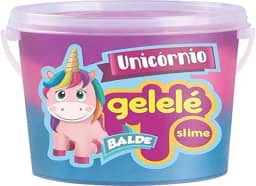 Slime De Unicórnio Gelelé Balde Com 457G