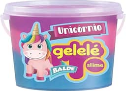 Slime De Unicórnio Gelelé Balde Com 457G
