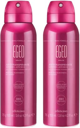 Desodorante Feminino Egeo Dolce Boticário Kit Com 2 Unidades