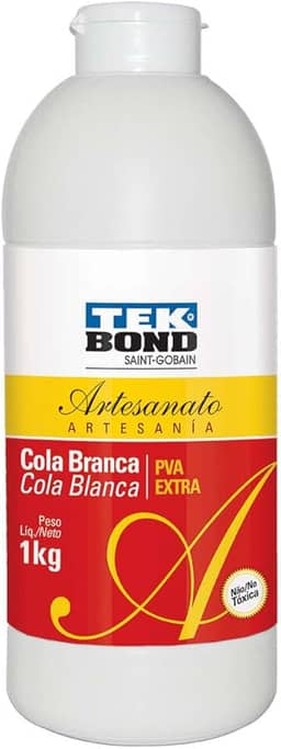 Tekbond Cola Branca PVA Extra Artesanato 1 Kg , unidade