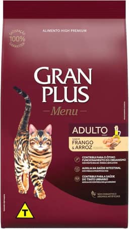 Granplus Ração Granplus Gatos Adultos Frango E Arroz 10 1Kg