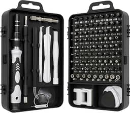 Kit de Ferramentas de Precisão 115 em 1 – Estojo Profissional Kit Reparo para Celular, Notebook, PC, Relógios e Eletrônicos | Storeasy