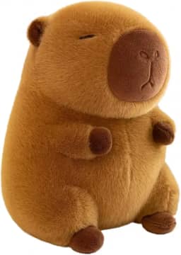 Capivara de Pelúcia 23 cm – Bicho de Pelúcia Macio e Antialérgico