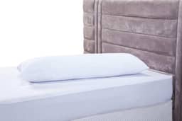 Fronha Travesseiro De Corpo Pele De Pêssego 1,35x0,45 Xuxão Branca