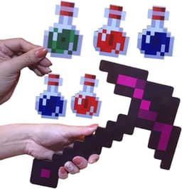 Kit picareta encantada mine + 5 poções