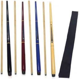 Kit Com 4 Tacos Sinuca Profissionais Cruz De Malta