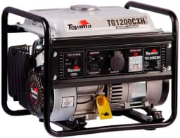 GERADOR TOYAMA GASOLINA TG1200CXH MONOFASICO 127V 1100W PARTIDA MANUAL COM SENSOR DE OLEO