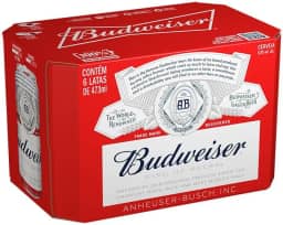 Pack de Budweiser Lata 473ml, 12 Unidades