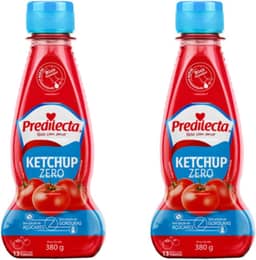 2 Unidades Ketchup Zero Bisnaga 380g Catchup Predilecta