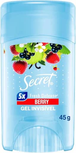 Desodorante Antitranspirante Secret Gel Frutas Vermelhas 45 g