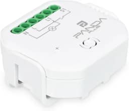 Interruptor Inteligente Mini Módulo Relé Wifi 1 Canal 10A Alexa Google Tuya SmartLife Bivolt 2300W Automação Com Suporte Fixador Panda Plus - Branco 1 Canal