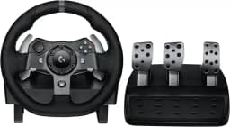 Volante Logitech G920 Driving Force e Pedais com Force Feedback para Xbox Series X|S, Xbox One, PC, Mac