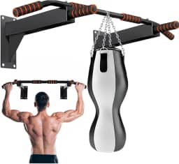 Barra fixa, barra de Parede, Pull Up musculação, Paralela, barra de parede fixa fitness Treino Completo em Casa multifuncional