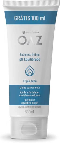 Eurofarma Oaz Sabonete Intimo Ph Equilibrado 300Ml