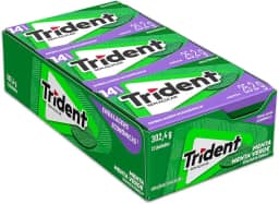 Chiclete Trident Menta emb econ display com 12 uni de 25,2g