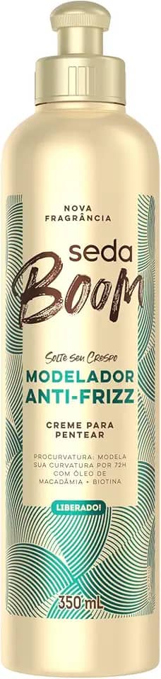Seda Creme Para Pentear Boom Modelador Antifrizz 350 Ml