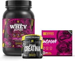 Kit Whey Protein Woman + Kimera Woman + Atlas Creatina 90g - Iridium Labs