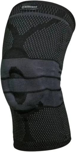 Joelheira De Compressão Power Elástica Ortopédica Reforçada Premium Rubber Fit (Médio)