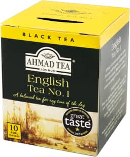 Ahmad Tea London Chá Preto English Tea No. 10 Saquinhos De Chá 20G