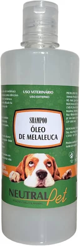 Shampoo Pet Antifúngico Cachorro Gatos 500ml Melaleuca