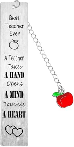 Presentes de agradecimento para professores marcadores de página para professores, presentes de agradecimento de aniversário de Natal