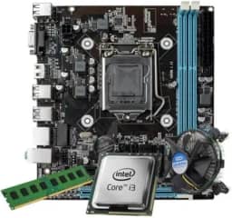 Kit Upgrade Intel Core i3-3220 + Placa Mãe H61 + 8GB DDR3