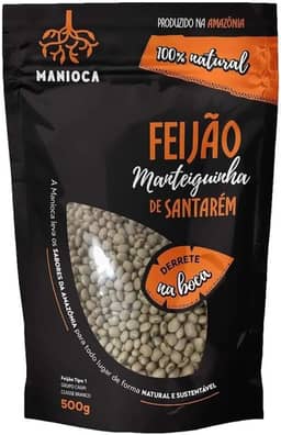Feijão Manteiguinha de Santarém 100% Natural 500g - Manioca