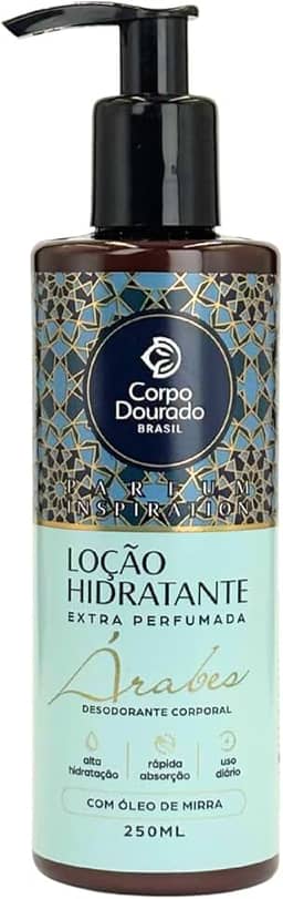 Corpo Dourado Hidratante Parfum Inspiration Árabes | Aroma profundo e envolvente | 250ml