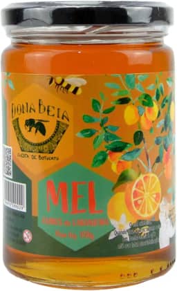 Mel Puro Flor de Laranjeira 450g Mel de Abelha Dona Beia
