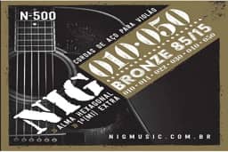 Encordoamento P/Violao Aco/Bronze 010/050-6C - 85302