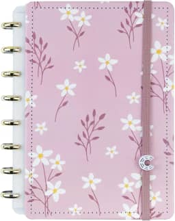 Caderno Inteligente, Pink Blossom By Sof, Grande, 280 X 215 mm, 80 Folhas, Caderno Inteligente
