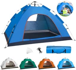 Barraca Camping 4 Pessoas Monta Sozinha Automática Dobrável Bolsa